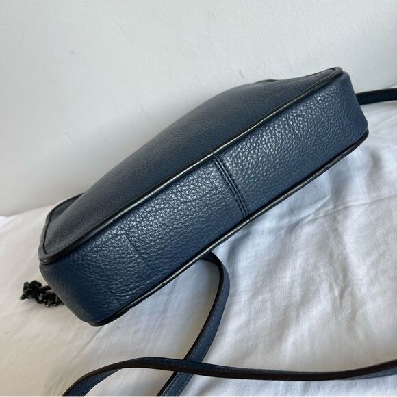 MICHAEL KORS Blue Black Jet Set Crossbody Shoulder Bag - Picture 6 of 9